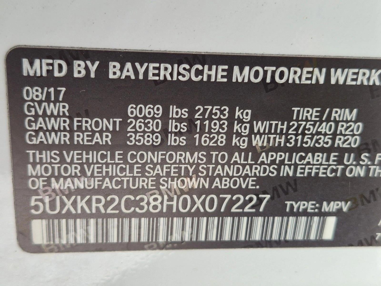 2017 BMW X5 sDrive35i Sports Activity Vehicle
