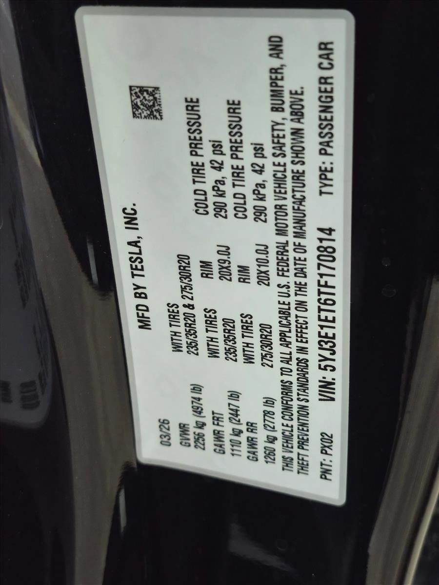 2026 Tesla Model 3 Performance AWD