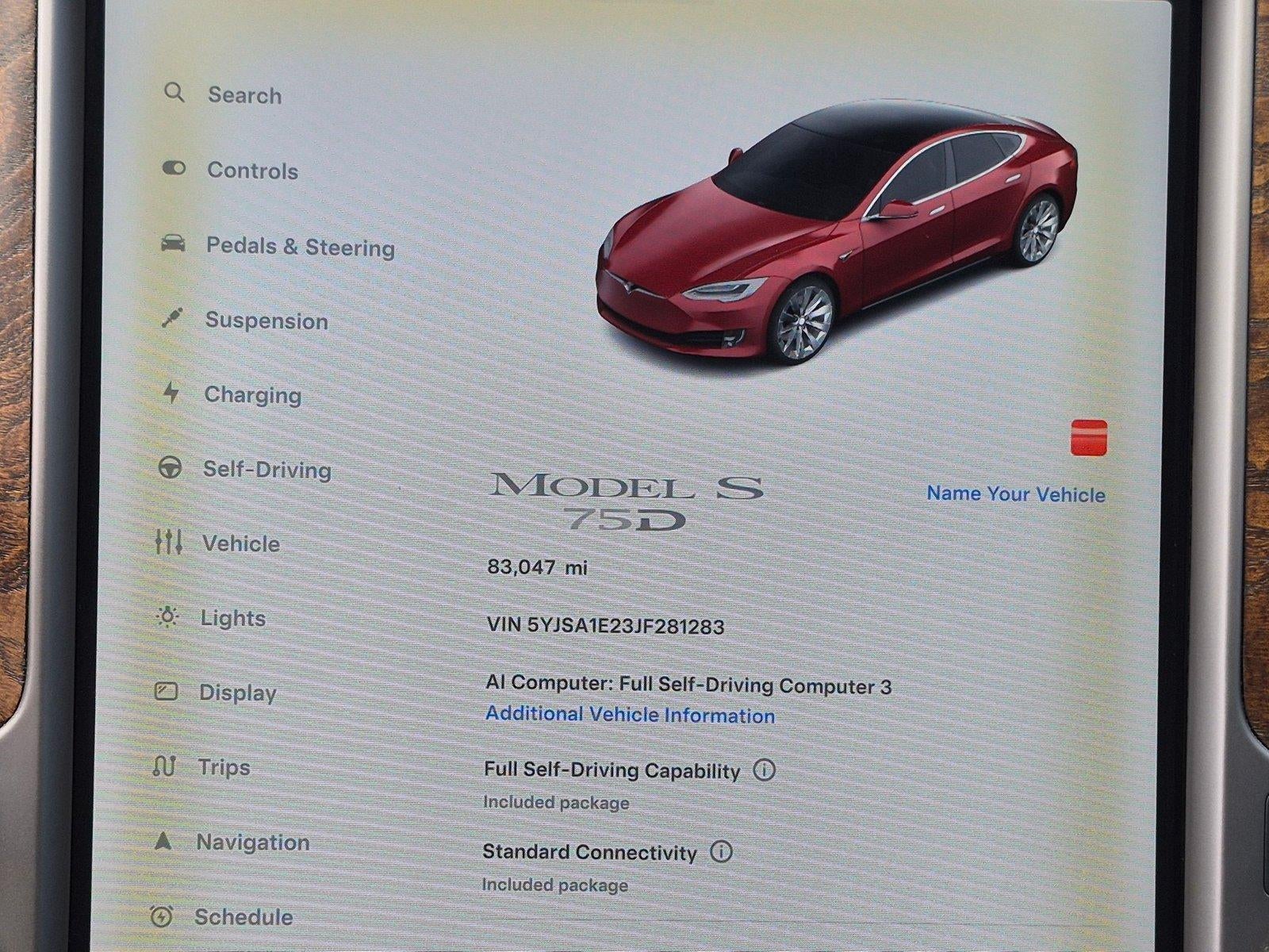 2018 Tesla Model S 75D AWD