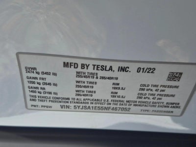 2022 Tesla Model S AWD