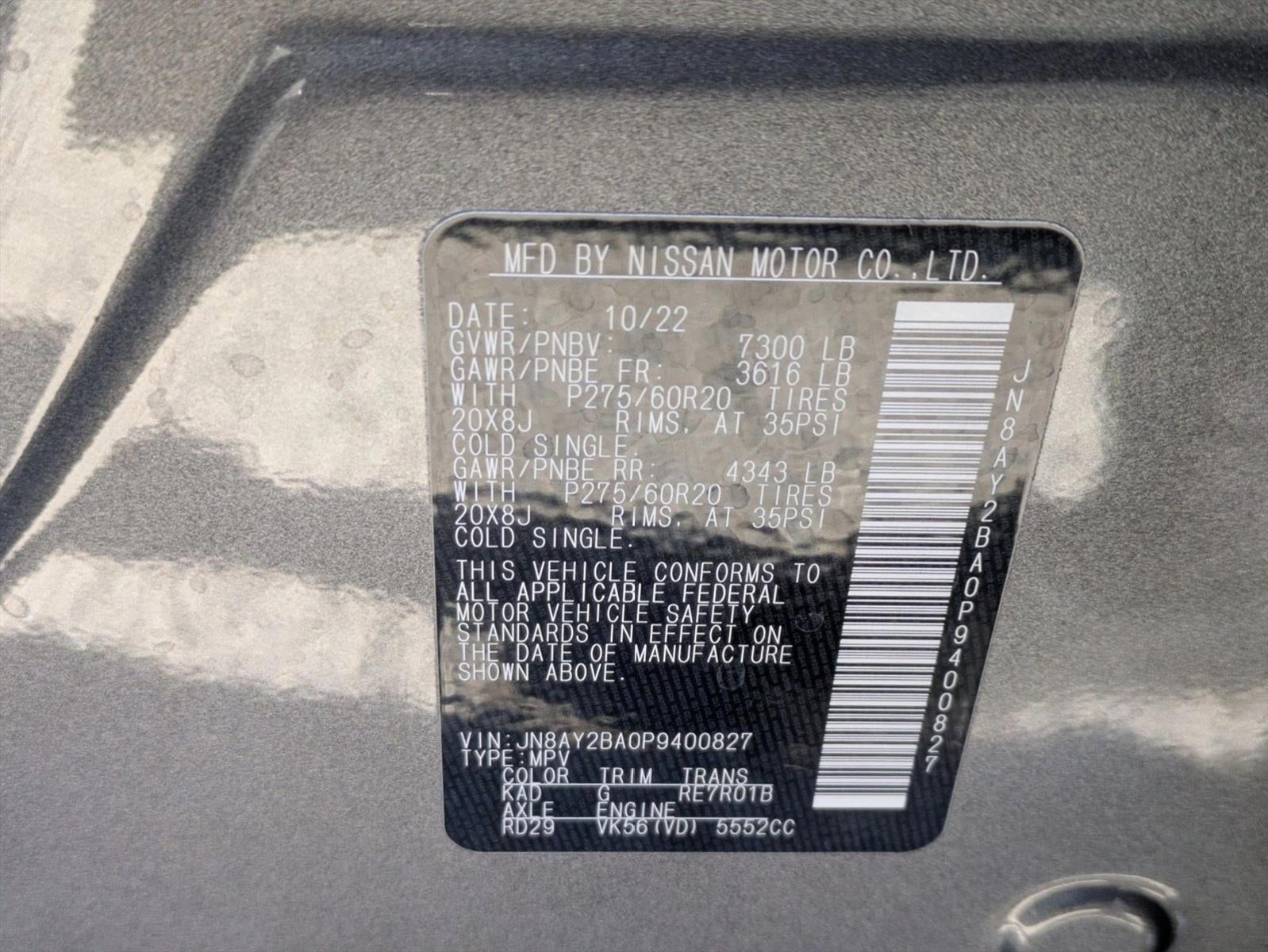 2023 Nissan Armada 4x2 SL