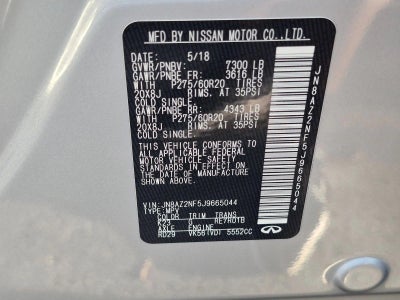 2018 INFINITI QX80 RWD
