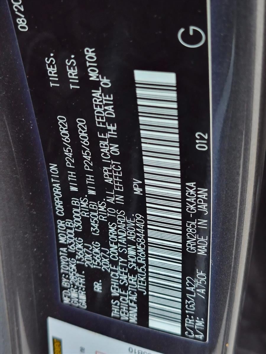 2021 Toyota 4Runner Limited 4WD (Natl)