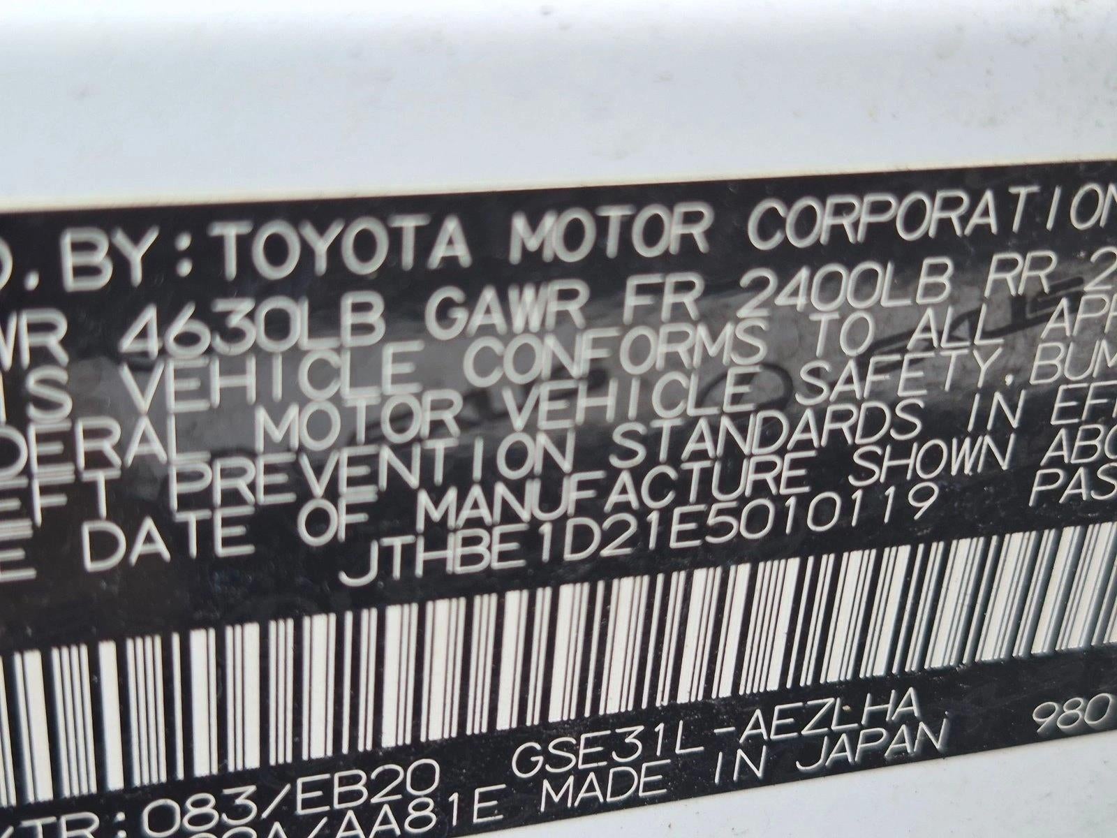 2014 Lexus IS 350 4dr Sdn RWD F SPORT