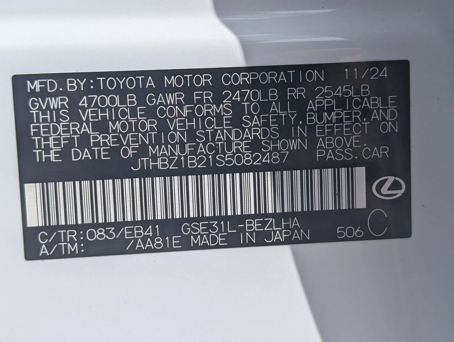 2025 Lexus IS 350 F SPORT Design RWD