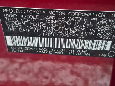 2023 Lexus IS 350 F SPORT RWD
