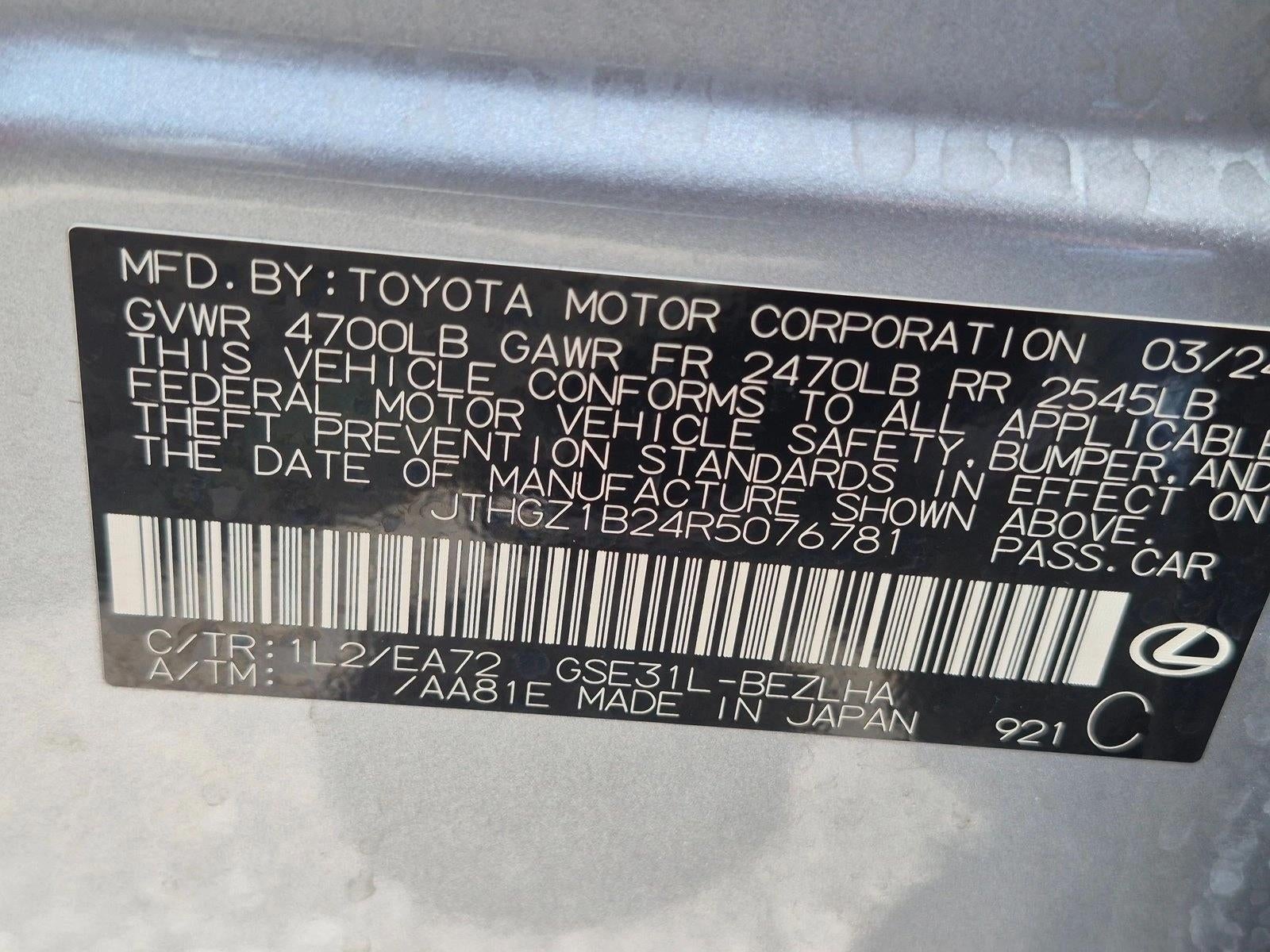 2024 Lexus IS 350 F SPORT RWD
