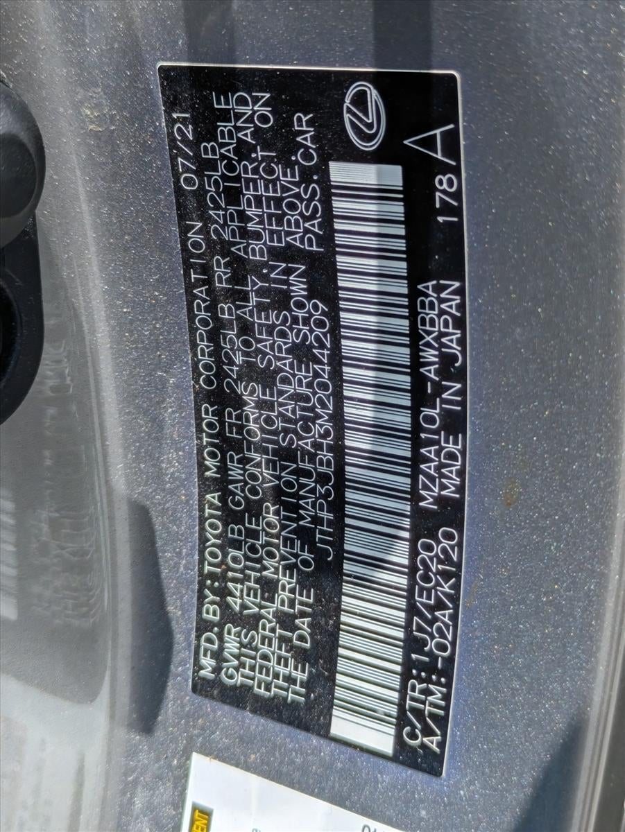 2021 Lexus UX 200 FWD