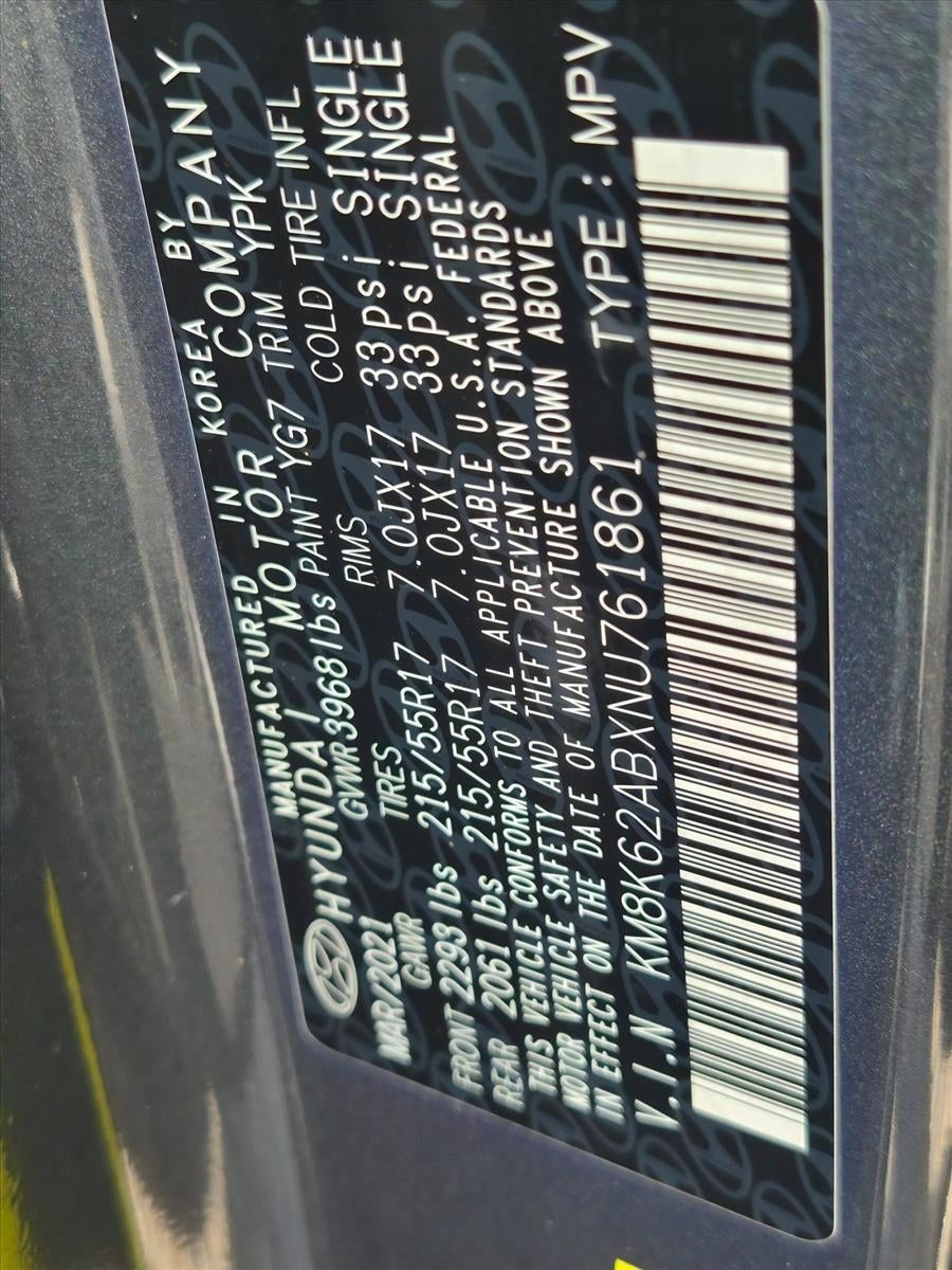 2022 Hyundai KONA SEL Auto FWD