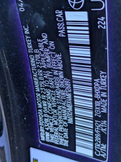2021 Toyota C-HR LE FWD (Natl)