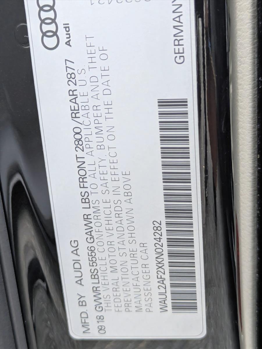 2019 Audi A6 Premium Plus 55 TFSI quattro