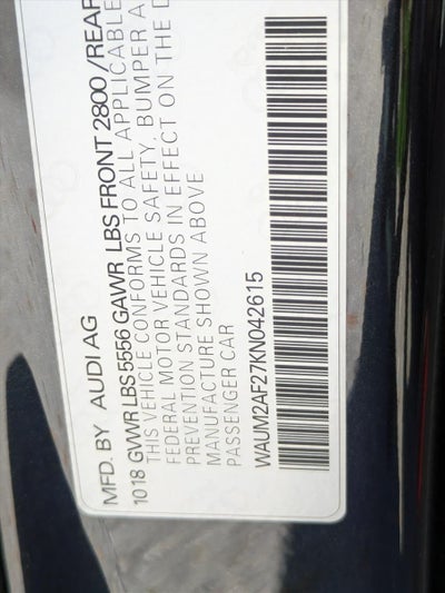 2019 Audi A6 Prestige 55 TFSI quattro