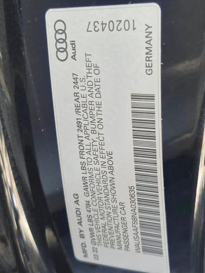 2022 Audi A5 Coupe S line Premium 45 TFSI quattro