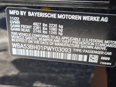 2023 BMW 530i Sedan
