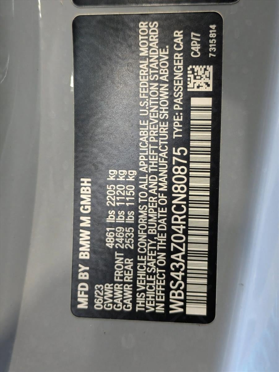 2024 BMW M4 M4 Competition xDrive Coupe