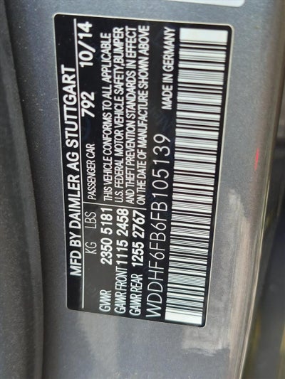 2015 Mercedes-Benz E-Class E 400 Sedan