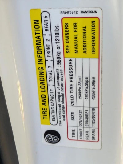 2018 Volvo XC90 T6 AWD 7-Passenger Inscription