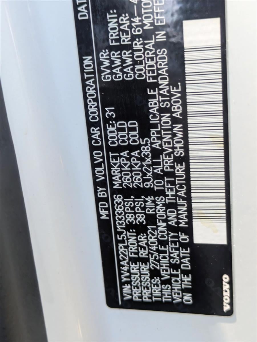 2018 Volvo XC90 T6 AWD 7-Passenger Inscription