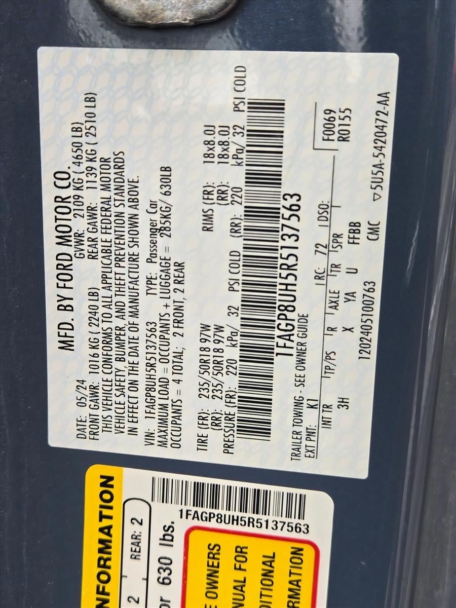 2024 Ford Mustang EcoBoost Premium Convertible