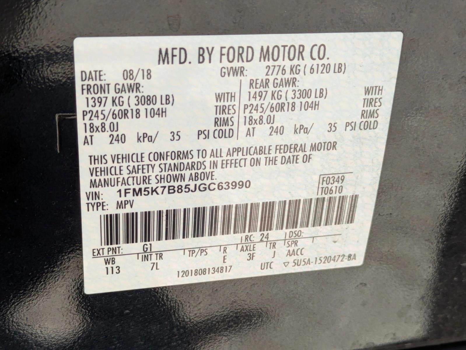 2018 Ford Explorer Base FWD