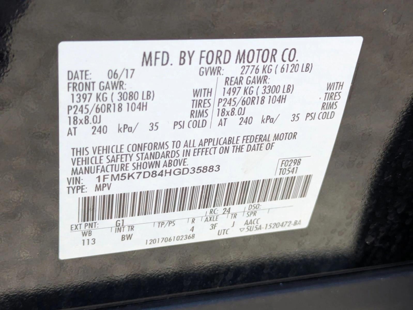 2017 Ford Explorer XLT FWD