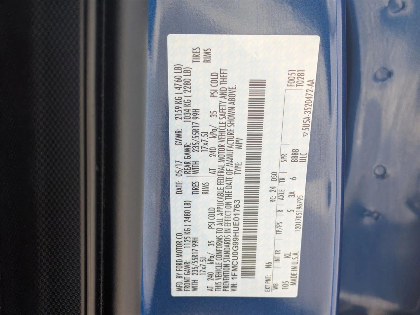 2017 Ford Escape SE FWD