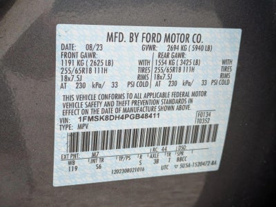 2023 Ford Explorer XLT 4WD