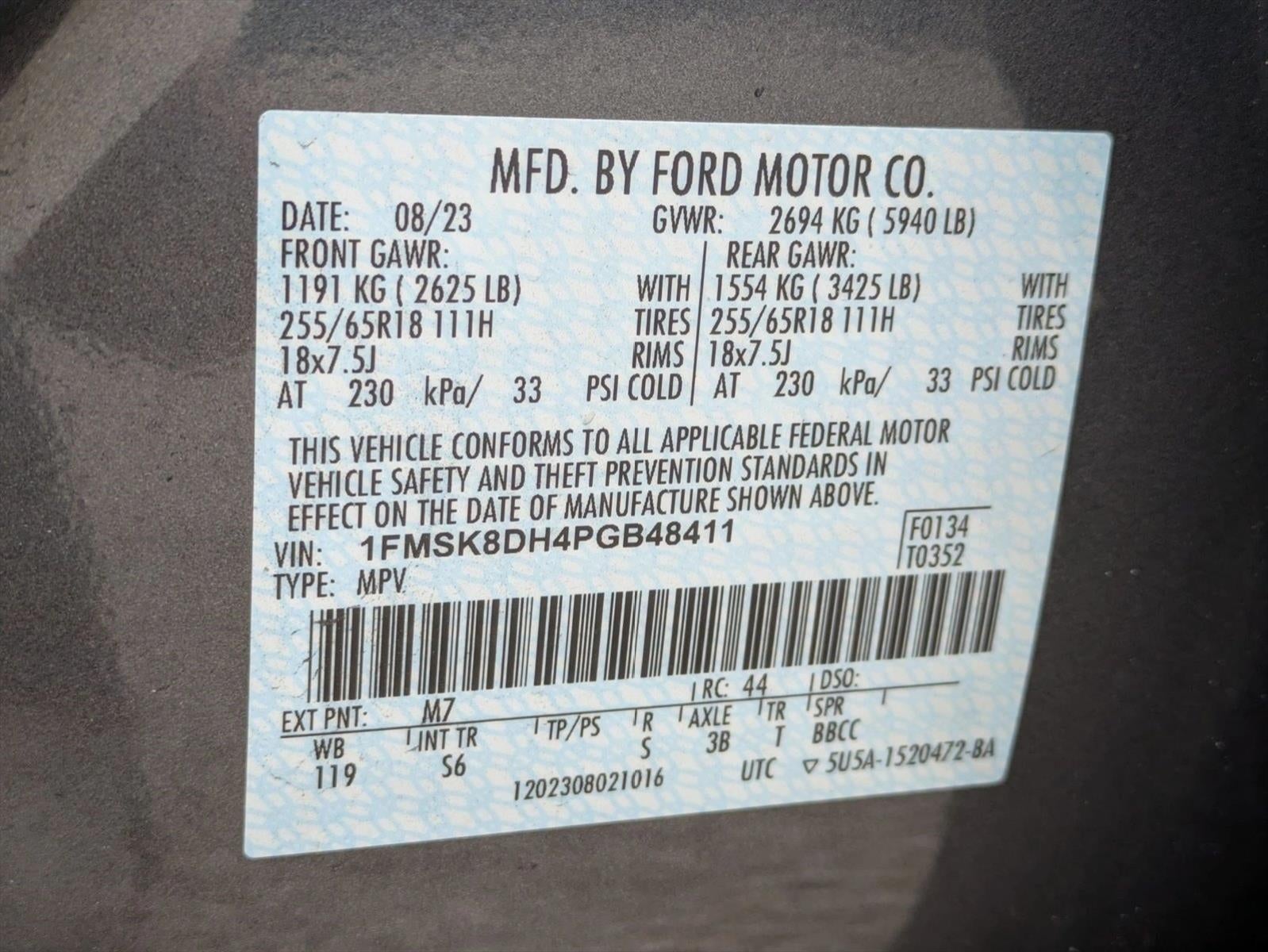 2023 Ford Explorer XLT 4WD