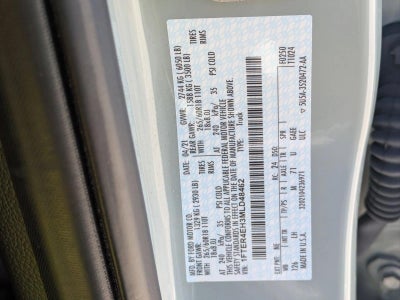 2021 Ford Ranger XL 2WD SuperCrew 5' Box