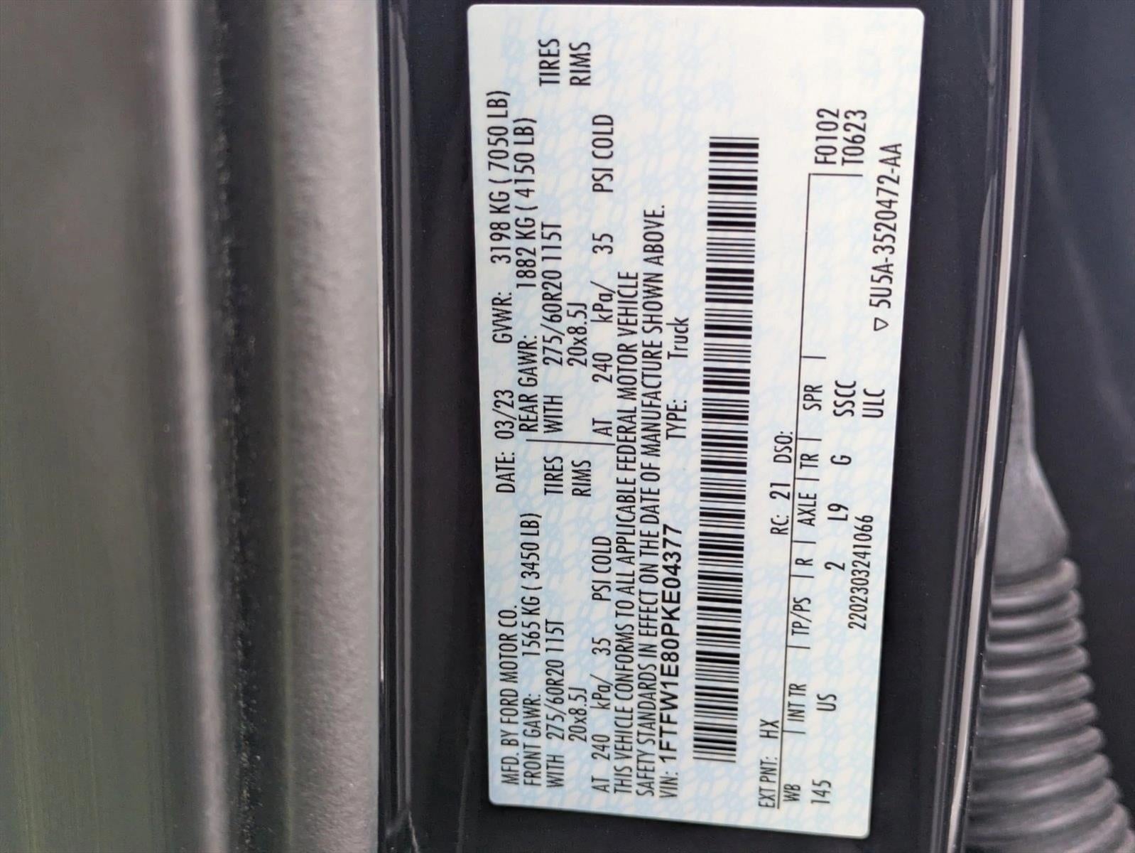 2023 Ford F-150 XLT 4WD SuperCrew 5.5' Box