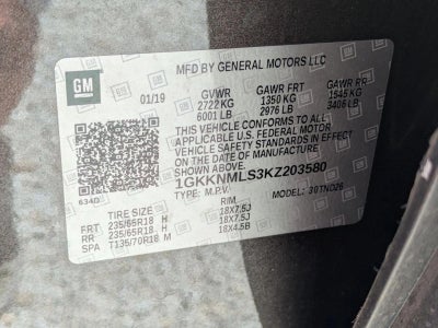 2019 GMC Acadia FWD SLT-1