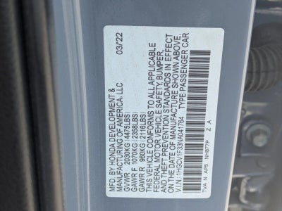 2022 Honda Accord Sedan Sport 1.5T CVT