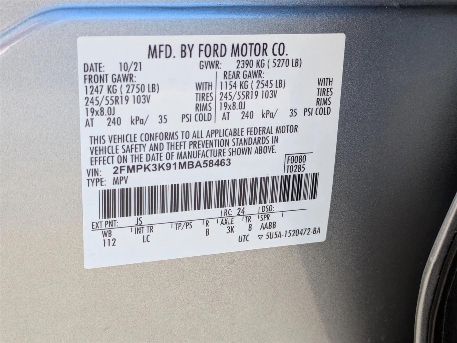 2021 Ford Edge Titanium FWD