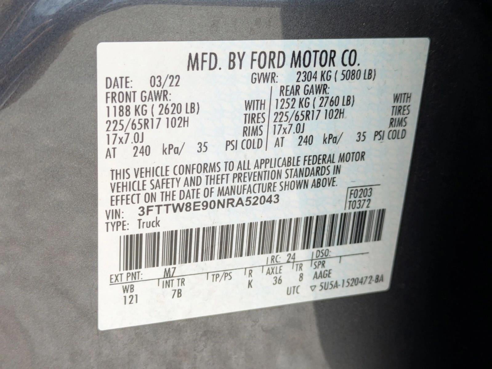 2022 Ford Maverick XLT FWD SuperCrew