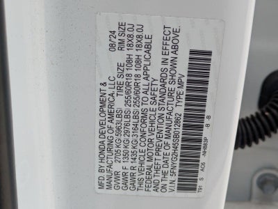 2025 Honda Pilot EX-L 2WD