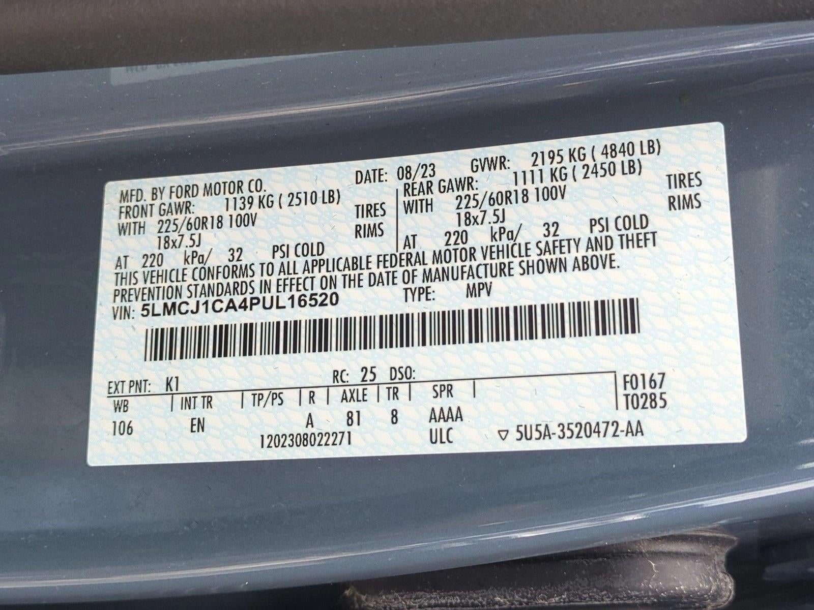 2023 Lincoln Corsair Standard FWD