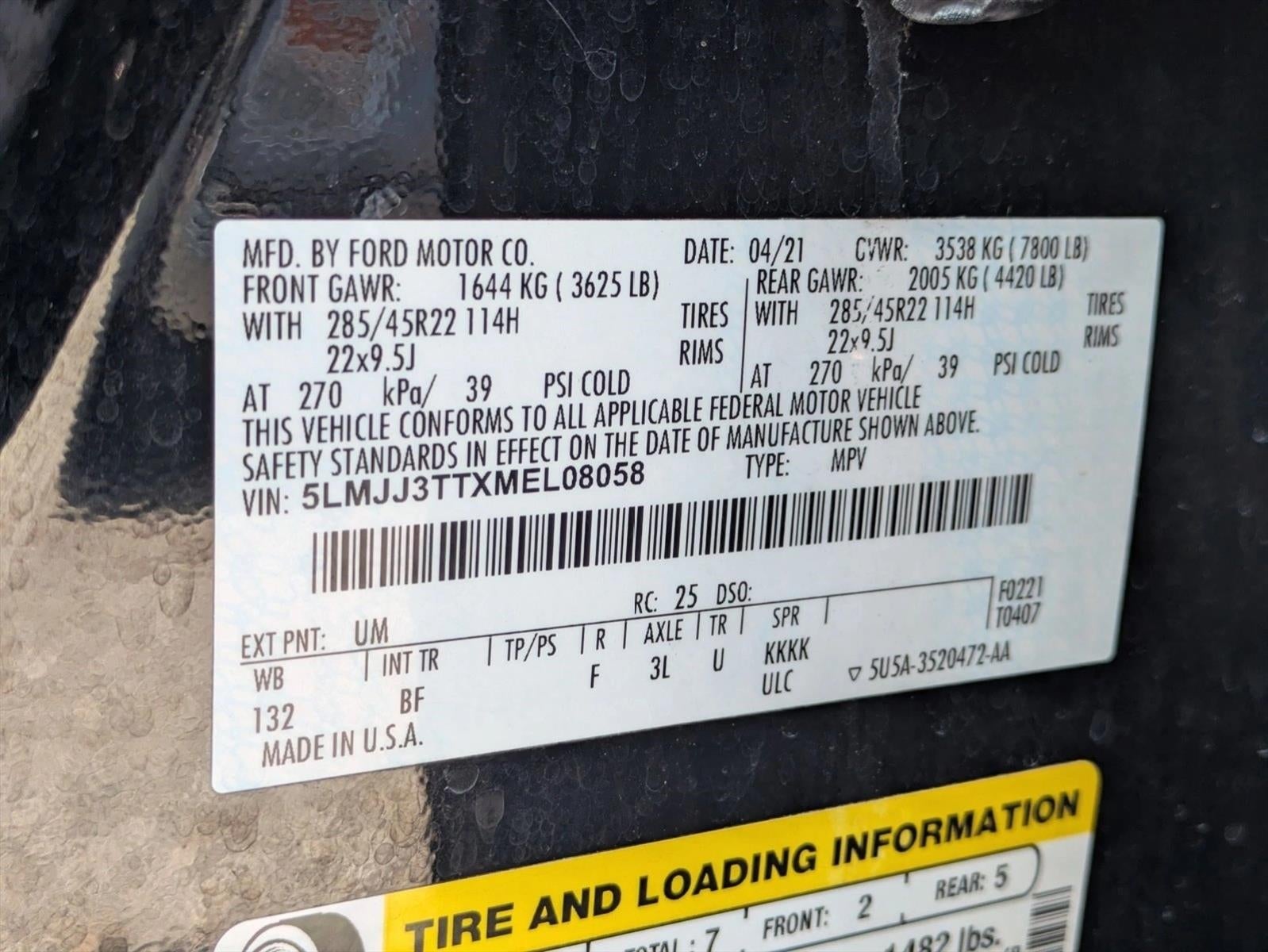 2021 Lincoln Navigator L Black Label 4x4