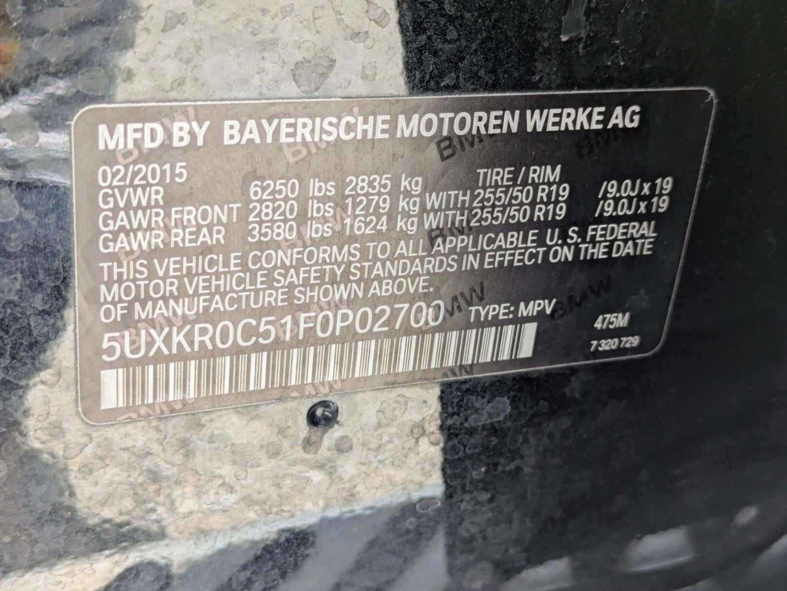2015 BMW X5 xDrive35i AWD 4dr SAV