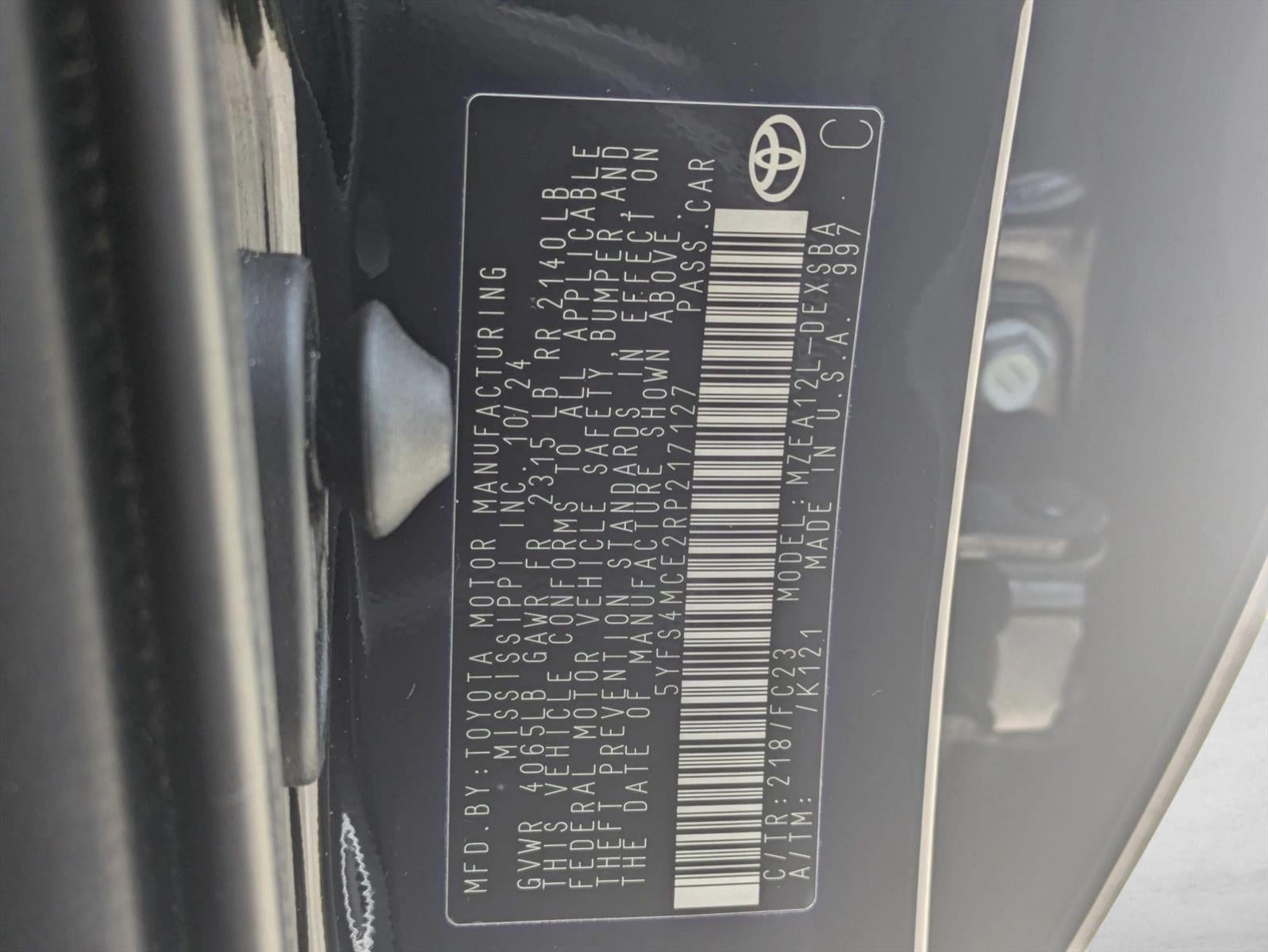 2024 Toyota Corolla SE CVT (Natl)