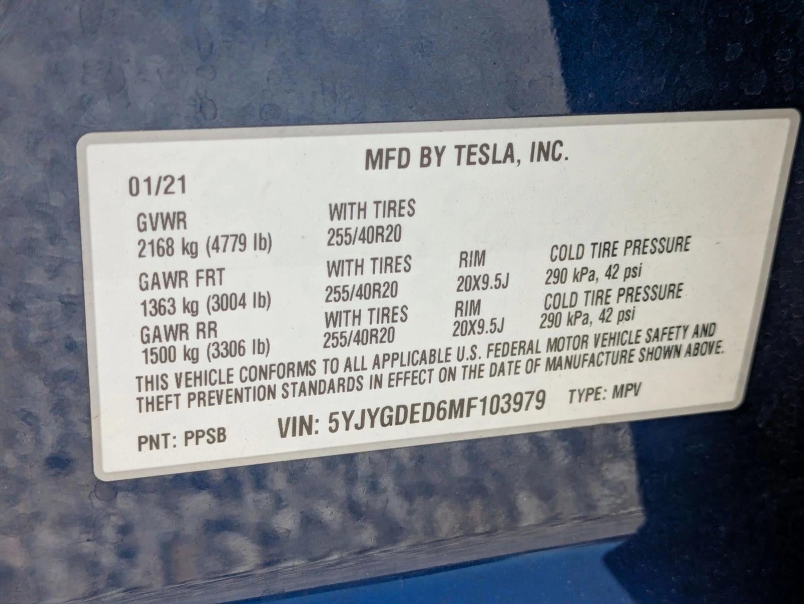 2021 Tesla Model Y Standard Range RWD *Ltd Avail*