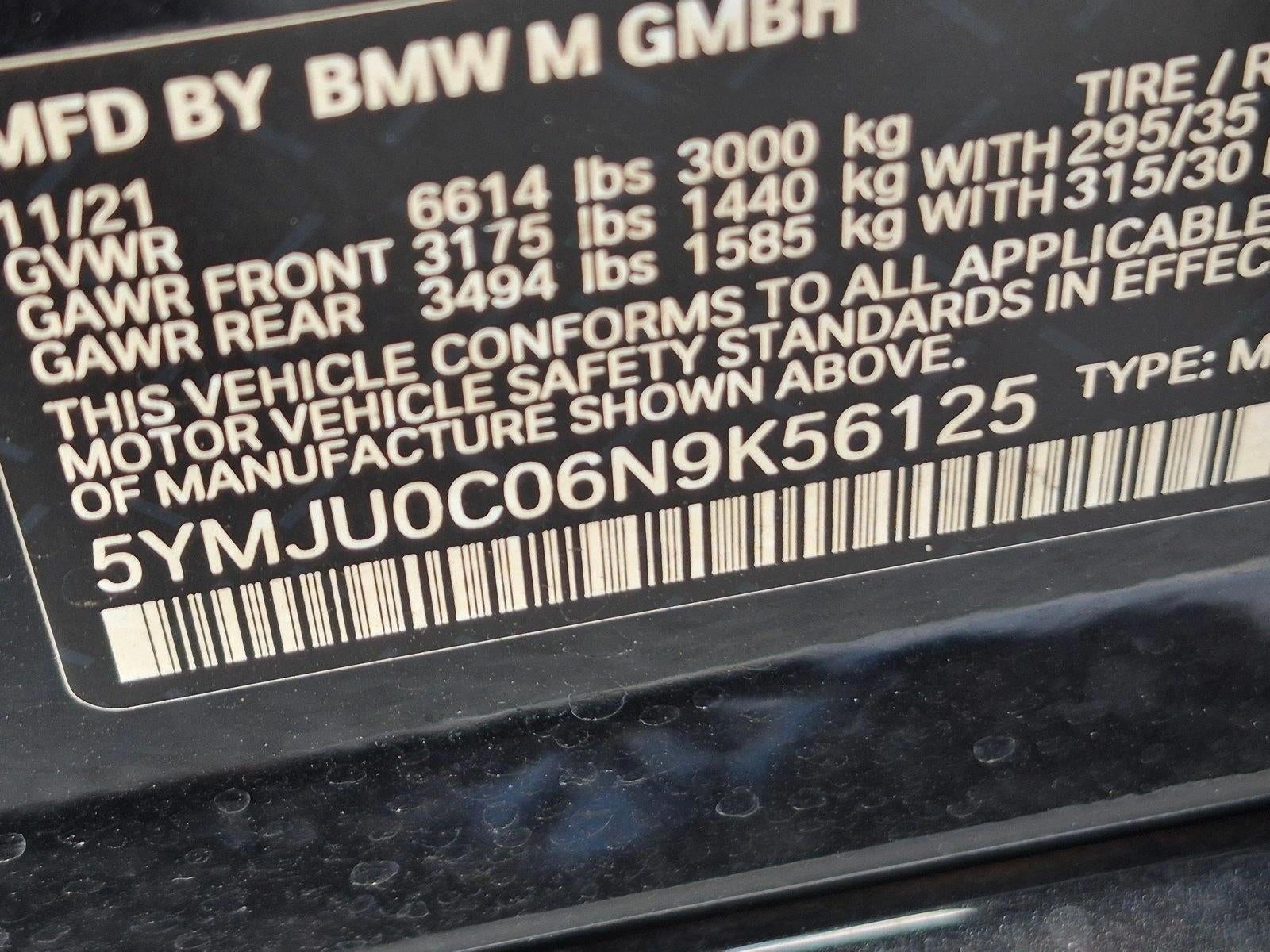 2022 BMW X5 M X5 M Sports Activity Vehicle