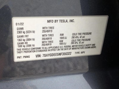 2022 Tesla Model Y Long Range AWD