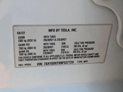2022 Tesla Model Y Performance AWD