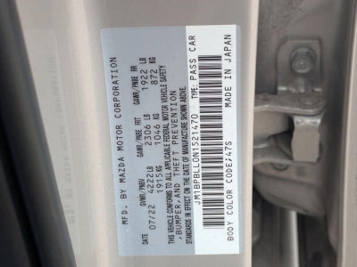 2022 Mazda Mazda3 Hatchback Preferred Auto AWD