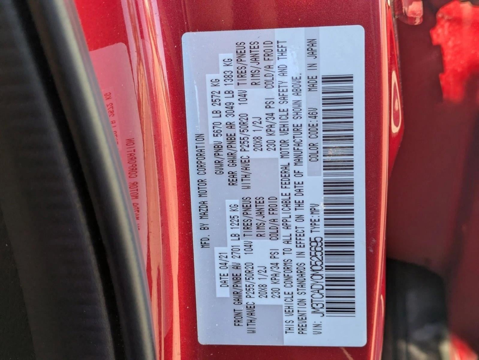 2021 Mazda Mazda CX-9 Grand Touring FWD