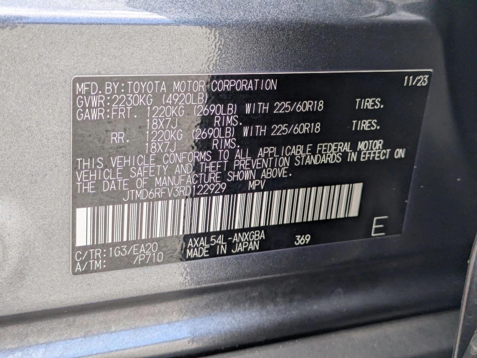 2024 Toyota RAV4 Hybrid Limited AWD (Natl)