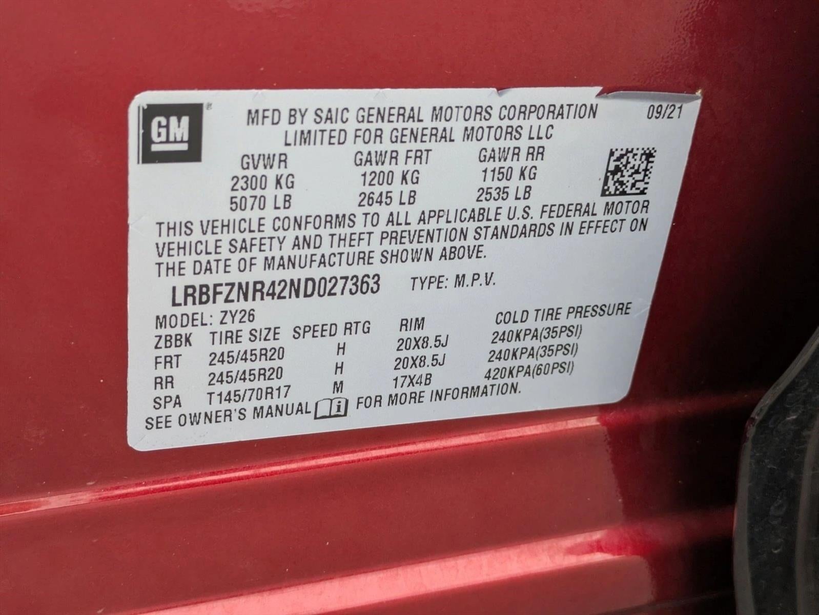 2022 Buick Envision FWD 4dr Essence