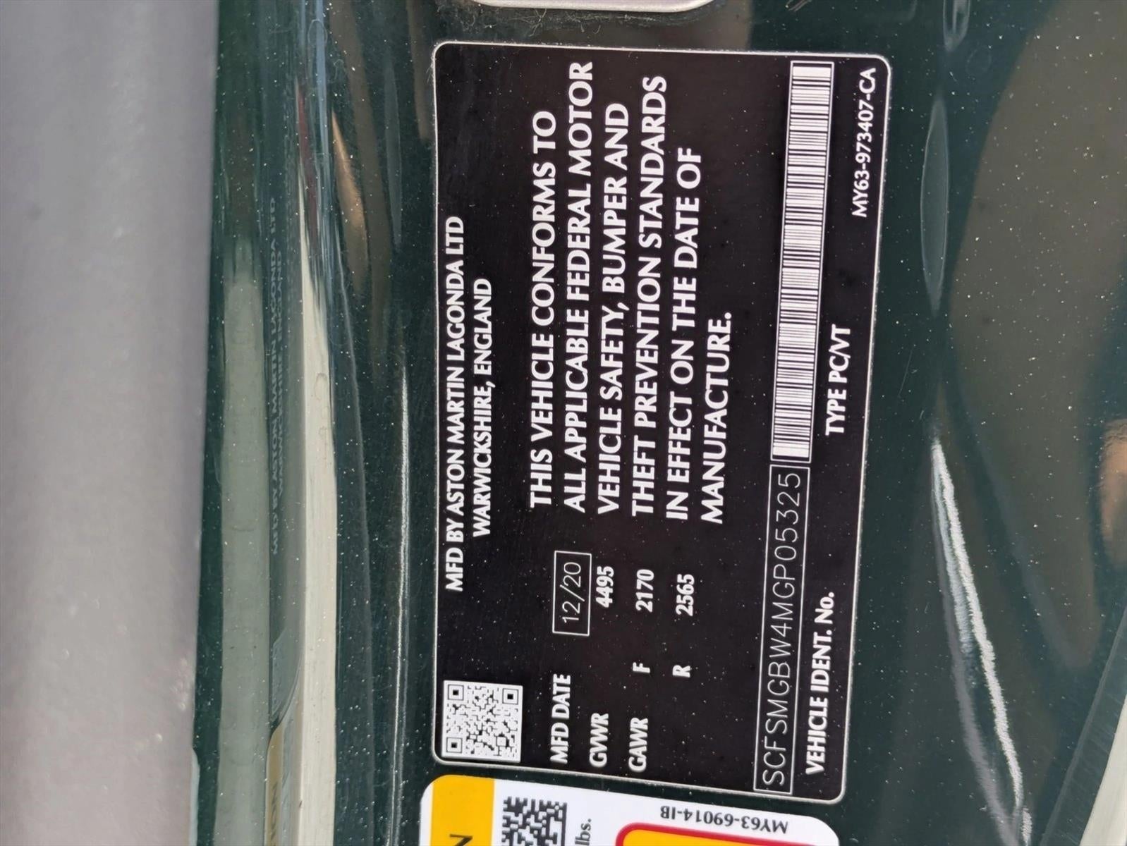 2021 Aston Martin Vantage Roadster