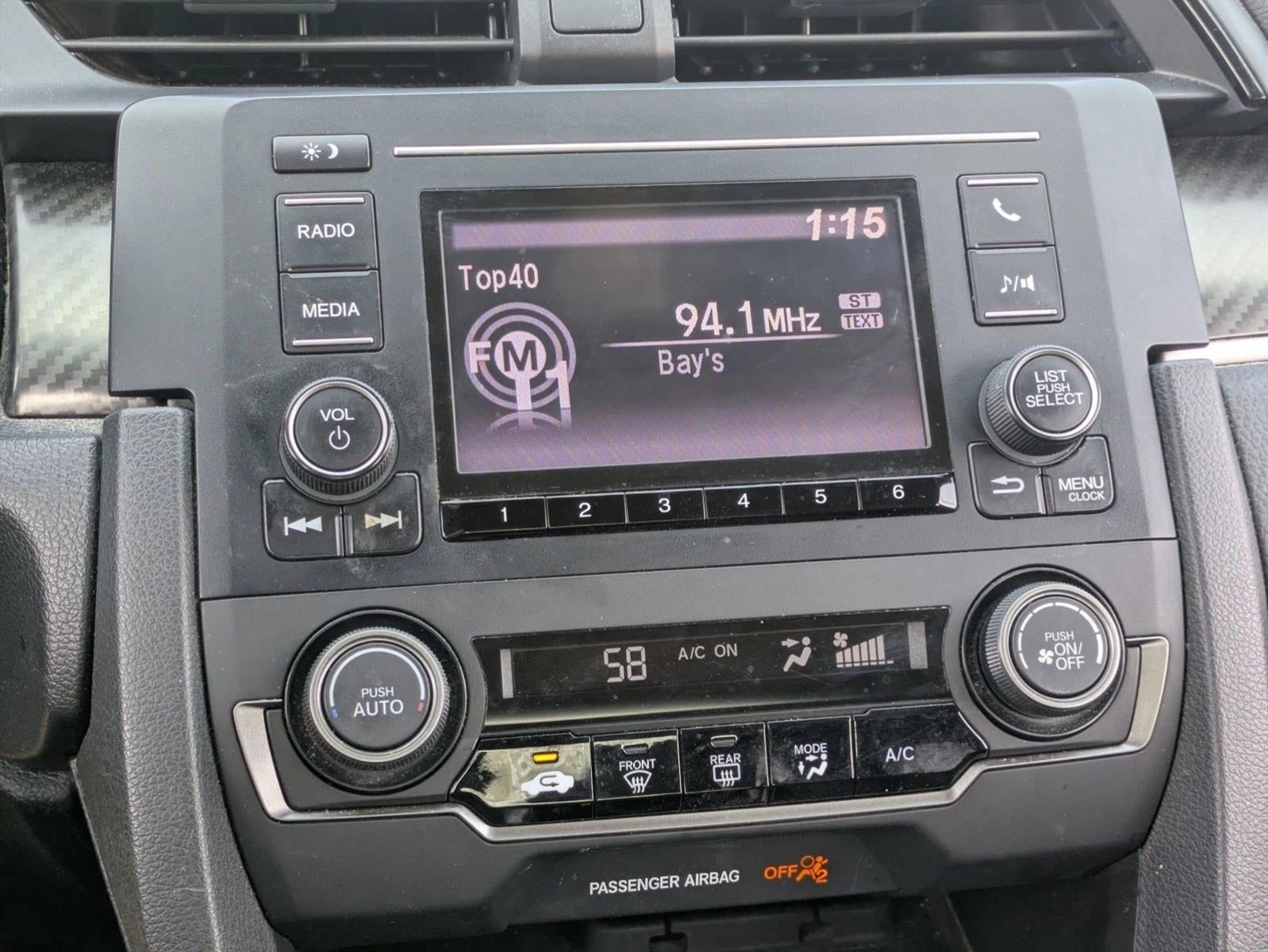 2018 Honda Civic Hatchback Sport CVT