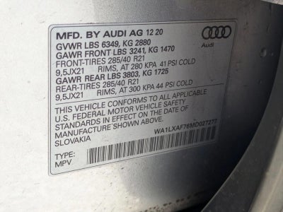 2021 Audi Q7 Premium Plus 55 TFSI quattro